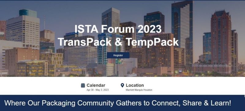 Image 1. ISTA TransPack conference info from their website.