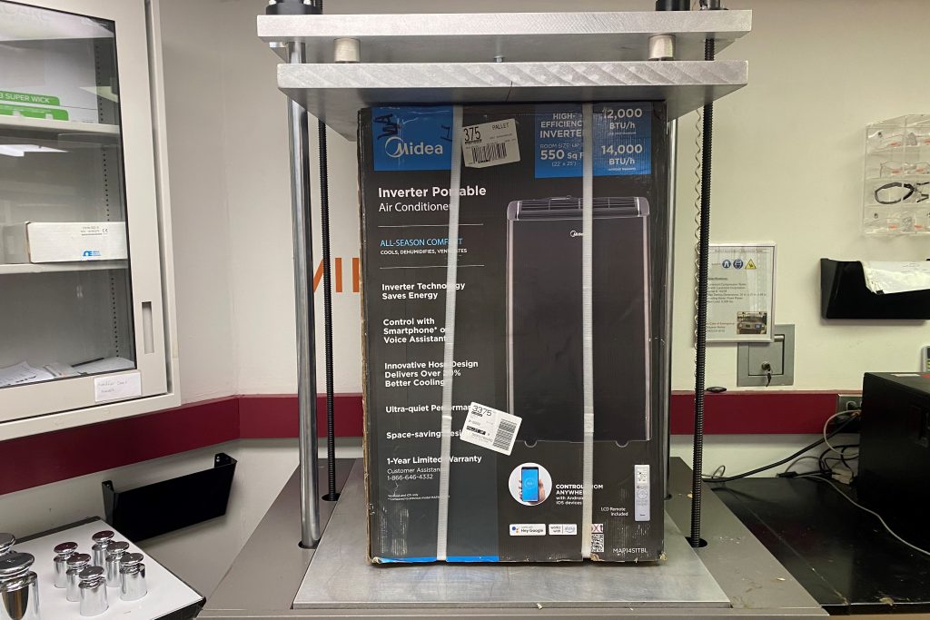 CPULD researchers evaluated packaging for portable AC units Center